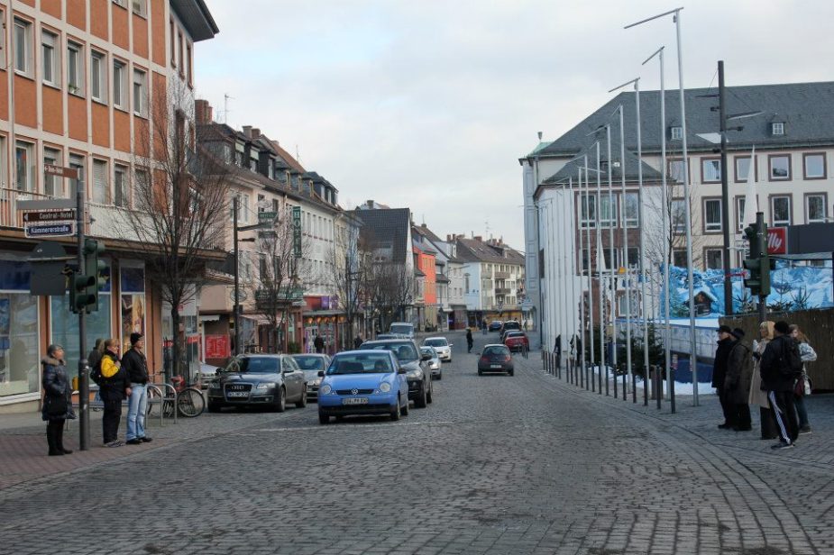 One of the streets inside the center oldstadt (old section) of the city.