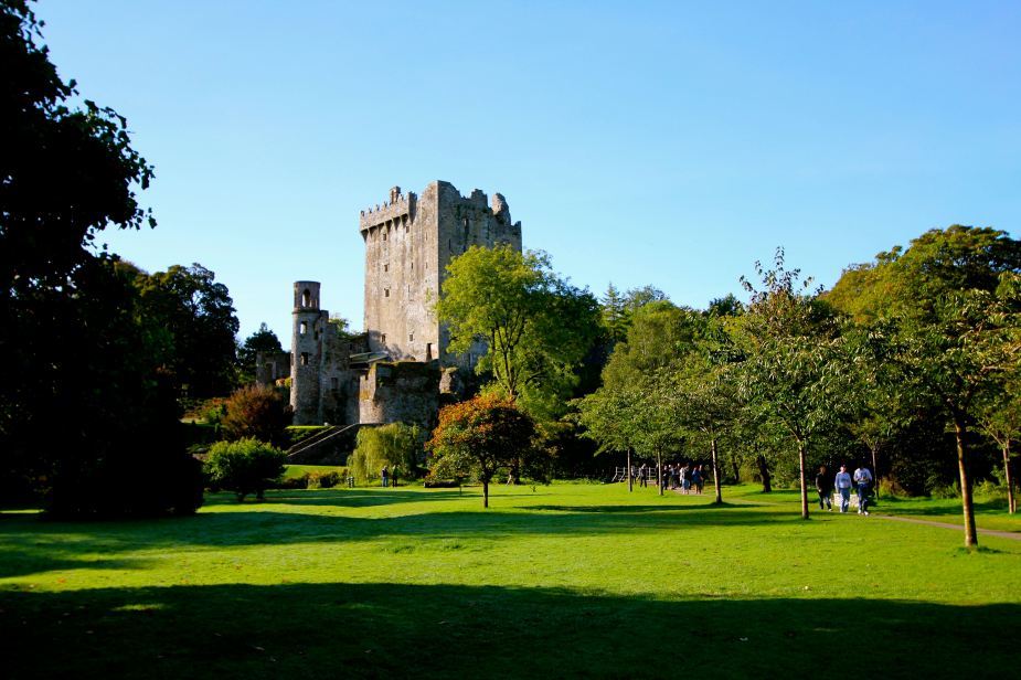 Blarney Castle: Originally built in the year 1200, later destroyed and this one was built by 1446. The castle is in ruin today, but several sections are open with the main attraction being the view from the top.