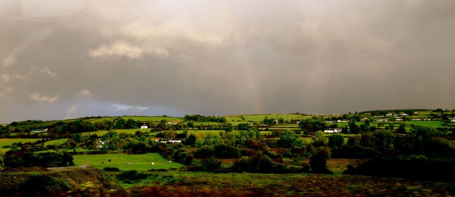 With the rain that Ireland gets, rainbows are very common....so, I can see how the legends associated with rainbows, Leprechauns, and gold got started in Ireland, as we saw 3 double rainbows during the day at sunrise and sunset.