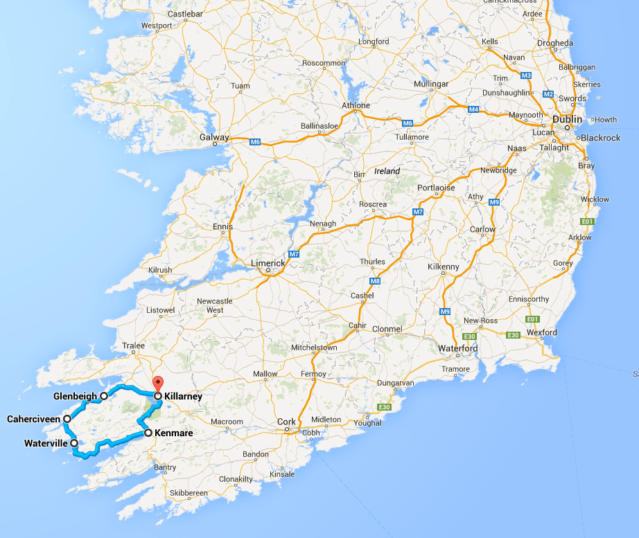 We left at 10am and arrived back to our hotel at 6pm. The round trip was about 120 miles.