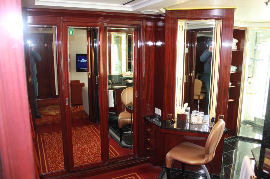 Master Closet with separate vanity 