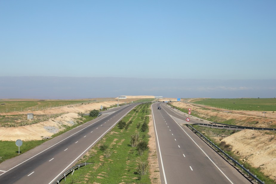 Very modern roads...in better shape than most in the US that I have driven