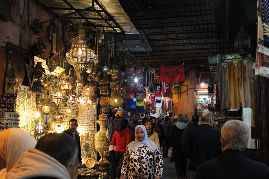 The streets are crowded, and "rich" Americans and Europeans stick out and are sought after by the merchants....and pickpockets (so be mindful of your belongings).