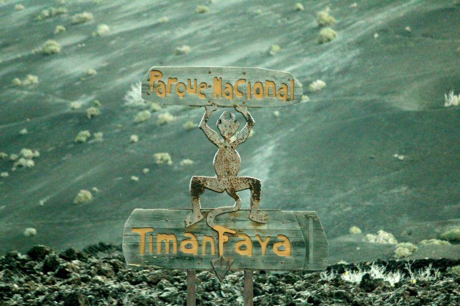 The "El Diablo" (Little Devil) has become the island's mascot. Why El Diablo? In the Timanfaya National Park on the southwest corner of the island, this area is nothing but 20 square miles of volcanic rocks and soil that looks like and feels like Hell on Earth.