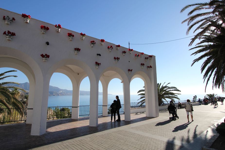 The Mediterranean Sea front is called the Balcony of Europe because of its spectacular views of the sea
