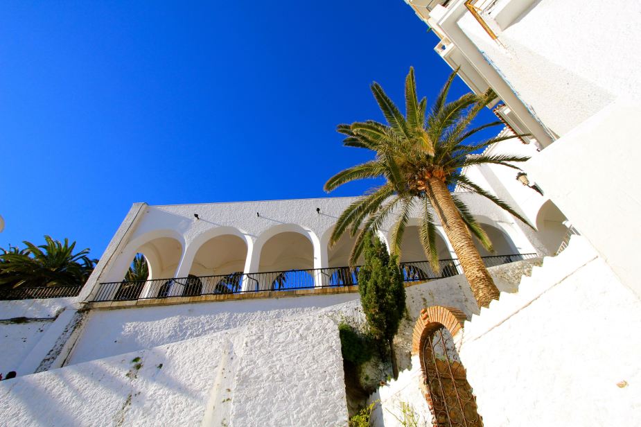 Looking up toward the Balcony from down below on the beach