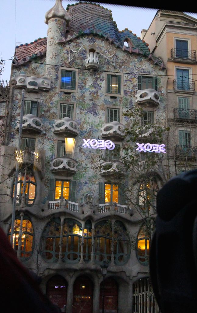 A famous architect from this region of Spain, Antoni Gaudi, designed several buildings in Barcelona. And this building pays honor to the theater.