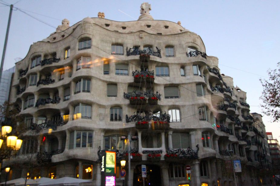 Another Gaudi building with its curvy lines