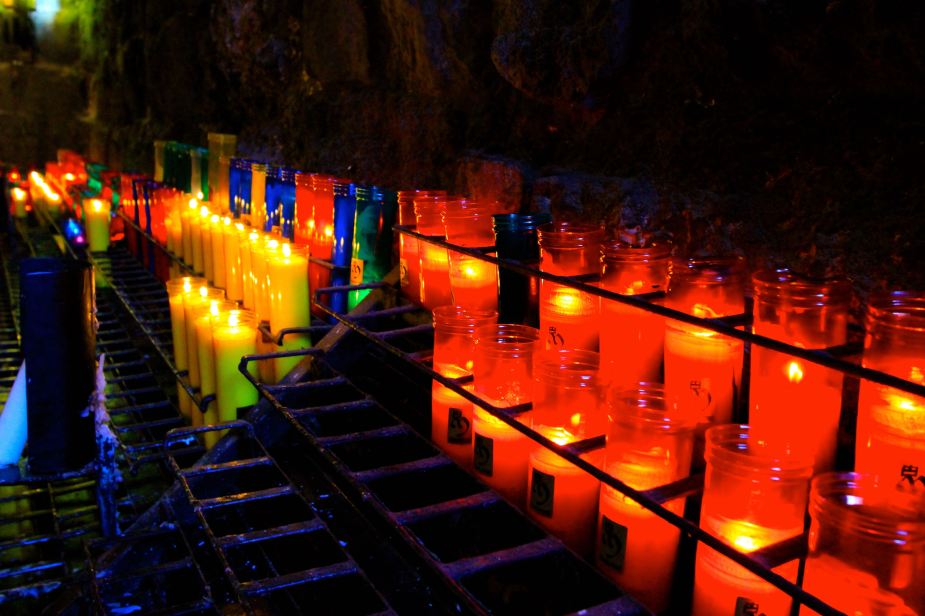 You can light a candle and offer a prayer to the Virgin Mary