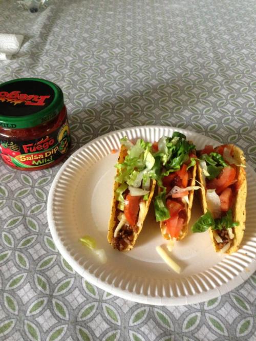 While I have yet to find any fast food Mexican places, you can make your own tacos, as most of the larger grocery stores have an "international" shelf, where you can buy taco seasonings.