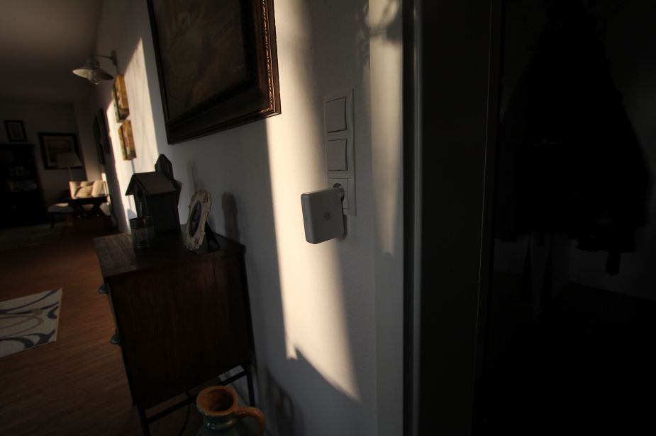 In our German home with the concrete wall, a wireless internet wifi signal will not go that far (maybe through 3 rooms). To get a full wifi coverage, we have to use wifi extenders to "push" the signal to our living room. It works, but the wifi internet speed drops once it passes through the extender.