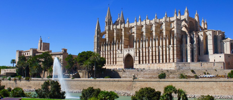 Palma Cathedral. Built between 1229 to 1346 and larger than Notre Dame in Paris.