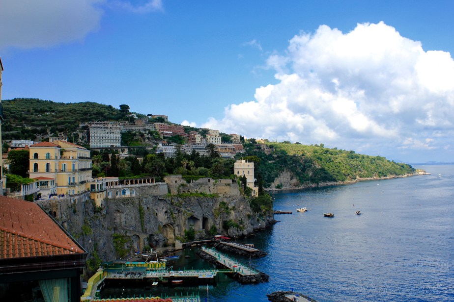 ...and this was the payoff for me getting lost in Sorrento...this view of the Mediterranean Sea.